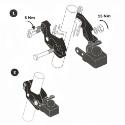 Adaptateur Tige De Selle Pour Fixation Remorque Vélo - Hebie 7 Adaptateur Tige De Selle Pour Fixation Remorque Vélo - Hebie -Pas Cher Cyclo Forte Magasin adaptateur tige de selle pour fixation remorque velo hebie 2