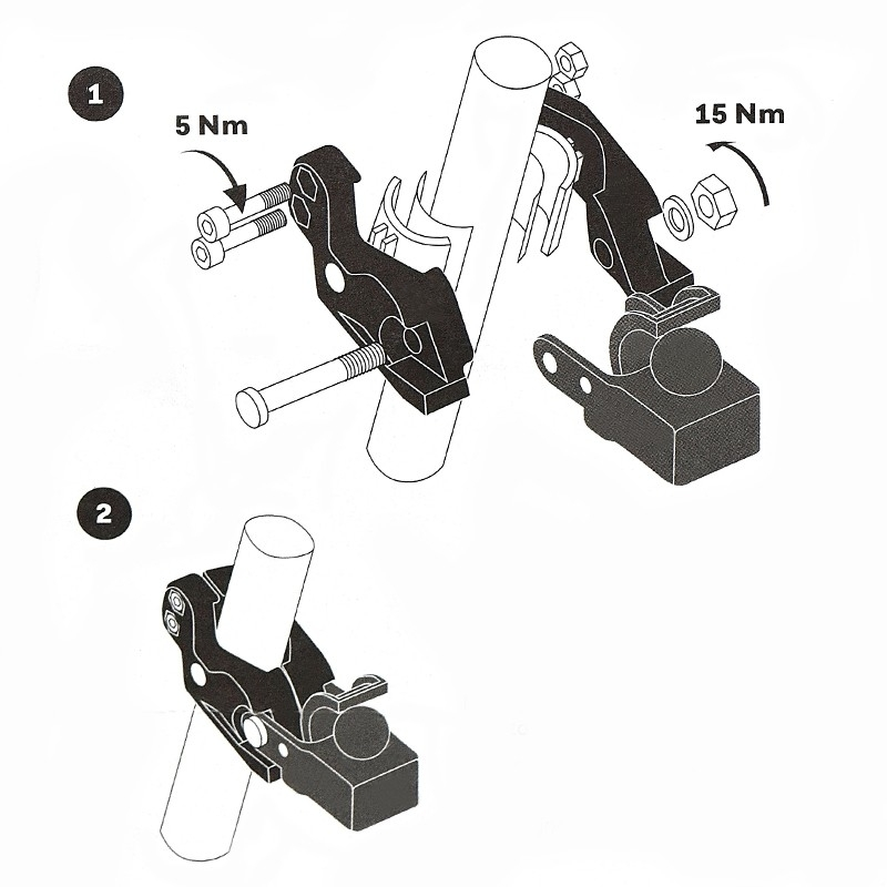 Adaptateur Tige De Selle Pour Fixation Remorque Vélo - Hebie 5 Adaptateur Tige De Selle Pour Fixation Remorque Vélo - Hebie – Image 3