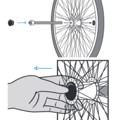 Funecobikes Axes De Roue Pour Remorque Vélo Y-Frame Carry Freedom -Pas Cher Cyclo Forte Magasin axes de roue pour remorque velo y frame carry freedom 2