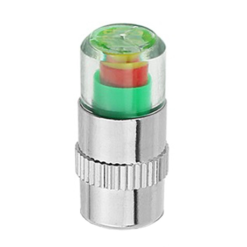 Vélo Original Bouchon Valve Pneu Voiture Argent 2.4 Bar Pression