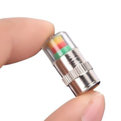 Vélo Original Bouchon Valve Pneu Voiture Argent 2.4 Bar Pression -Pas Cher Cyclo Forte Magasin bouchon valve pneu voiture argent 24 bar pression 1 2