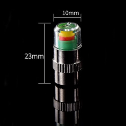 Vélo Original Bouchon Valve Pneu Voiture Argent 2.4 Bar Pression -Pas Cher Cyclo Forte Magasin bouchon valve pneu voiture argent 24 bar pression 1 4