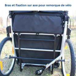 Maxxus Bras Et Fixation Sur Axe Pour Remorque De Vélo -Pas Cher Cyclo Forte Magasin bras et fixation sur axe pour remorque de velo 3