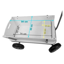 Maxxus Chariot Jardin Remorque A Main -Pas Cher Cyclo Forte Magasin chariot jardin remorque a main 2