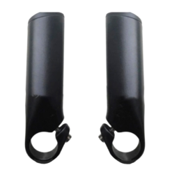 Cornes De Guidon De Vélo Noir Aluminium 110 Mm -Pas Cher Cyclo Forte Magasin cornes de guidon de velo noir aluminium 110 mm 2