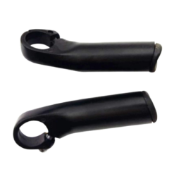 Cornes De Guidon De Vélo Noir Aluminium 110 Mm -Pas Cher Cyclo Forte Magasin cornes de guidon de velo noir aluminium 110 mm 3