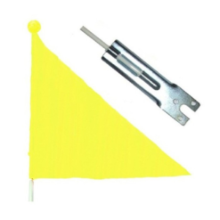 Maxxus Drapeau De Sécurité Pour Vélo Et Remorque Jaune