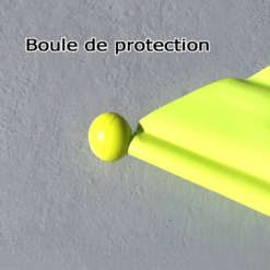 Funecobikes Drapeau Vélo Triple Fanion Avec 3 Mats En Fibre -Pas Cher Cyclo Forte Magasin drapeau velo triple fanion avec 3 mats en fibre 3