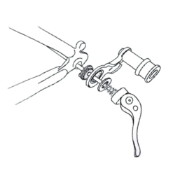 Fixation Remorque Vélo Mono Roue Weber Monoporter -Pas Cher Cyclo Forte Magasin fixation remorque velo mono roue weber monoporter 2