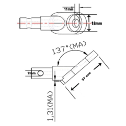 M-Wave Fixation Sur Roue Arrière Du Vélo Pour Remorque Enfants -Pas Cher Cyclo Forte Magasin fixation sur roue arriere du velo pour remorque enfants 4