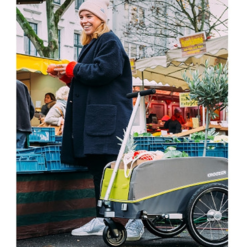 Kit Charrette Manuelle Pour Remorque Vélo Cargo Croozer -Pas Cher Cyclo Forte Magasin kit charrette manuelle pour remorque velo cargo croozer 2