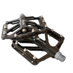 Pédales QU-AX Black Beauty Avec Axe CrMo