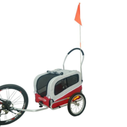 Maxxus Remorque/poussette Aluminium Avec Système Pliant Pour Chien -Pas Cher Cyclo Forte Magasin remorque poussette aluminium avec systeme pliant pour chien 2