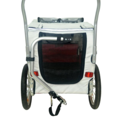 Maxxus Remorque/poussette Aluminium Avec Système Pliant Pour Chien -Pas Cher Cyclo Forte Magasin remorque poussette aluminium avec systeme pliant pour chien 3