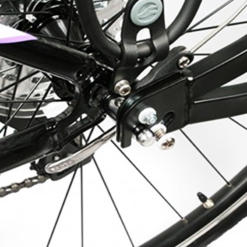 Vélo Original Remorque Vélo Mono Roue Avec Amortisseur -Pas Cher Cyclo Forte Magasin remorque velo mono roue avec amortisseur 2