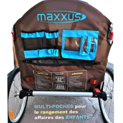 Remorque Vélo Pliable Pour 2 Enfants Maxxus -Pas Cher Cyclo Forte Magasin remorque velo pliable pour 2 enfants maxxus 3