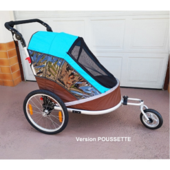 Remorque Vélo Pliable Pour 2 Enfants Maxxus -Pas Cher Cyclo Forte Magasin remorque velo pliable pour 2 enfants maxxus 5