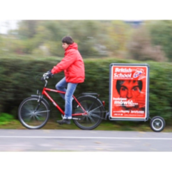 Extrawheel Remorque Vélo Publicitaire -Pas Cher Cyclo Forte Magasin remorque velo publicitaire 4