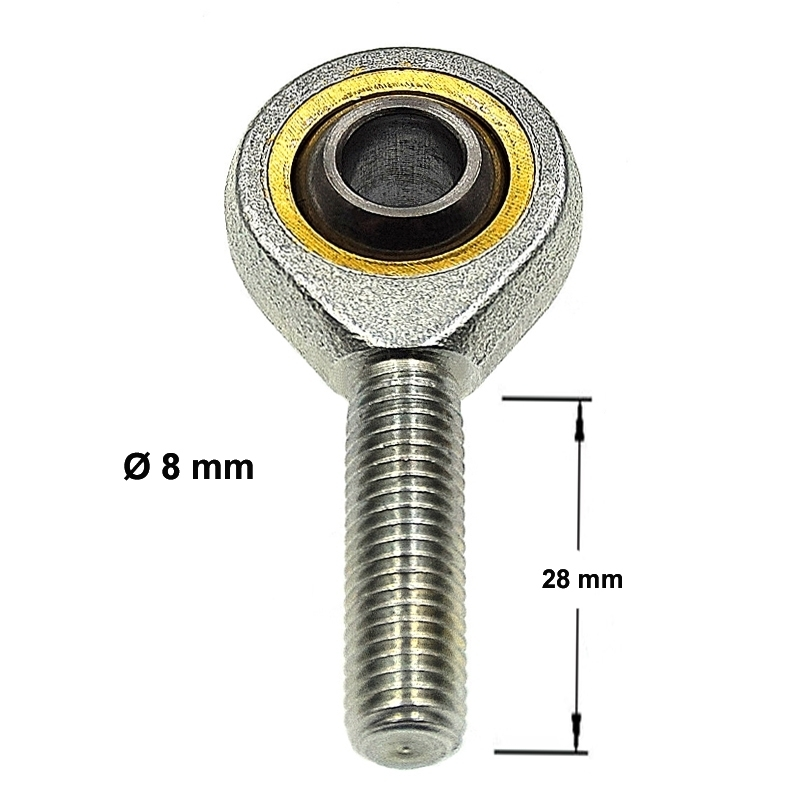 Funecobikes Rotule De Direction Male M8 5 Funecobikes Rotule De Direction Male M8 – Image 3