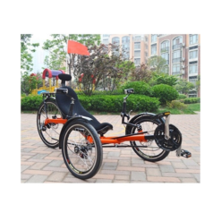 Funecobikes Tricycle Couché 24 Vitesses Pour Adulte