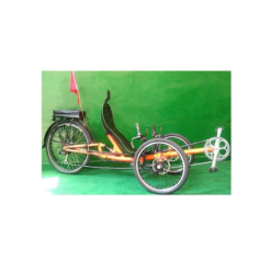 Funecobikes Tricycle Couché Avec Suspension Arrière Et Porte Bagage